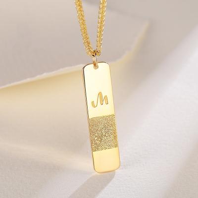 China TRENDY Custom Jewelry 925 Sterling Silver Custom Name Necklace for Couples for sale