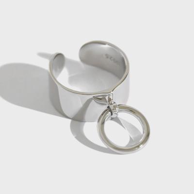 China FASHION ready to ship hot sale 925 Sterling Silver Chunky Ring for sale