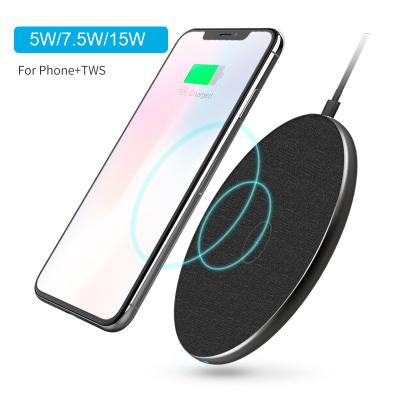 China 2021 Amazon Success 10W Fast Wireless Charging Phone Charging Base Wireless Charger Pad For Samsung For iPhone 15W Customizable for sale