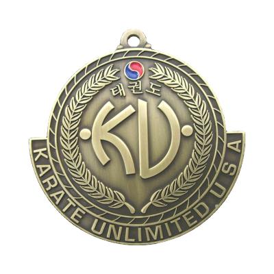 China High Quality Customized New Design Zinc Alloy Soft Enamel Finisher Medal Chinese Art Metal Folk Cheap Medal With Ribbon for sale