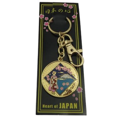 China High Quality Customized Empty Japanese Key Chain Diversified Styles Sublimation Rectangle Metal Key Chain (Be Customized) for sale