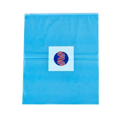 China Factory Sale Recyclable Custom Hot Blue Waterproof Resealable Zipper Bag Custom Poly Bags for sale