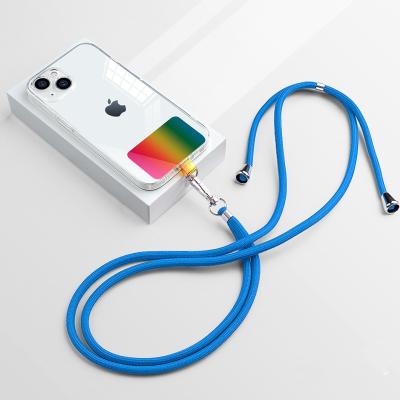 China Shockproof Soft TPU Lanyard Rainbow PVC Case, Shoulder Strap Cross - Body Phone Cover for sale