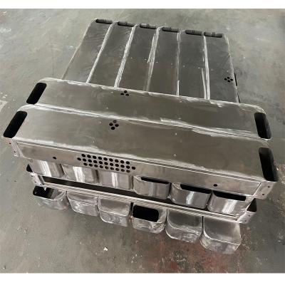 China Electrical Enclosure Sheet Metal Lightbox with Varying Knockouts Based On Size for sale