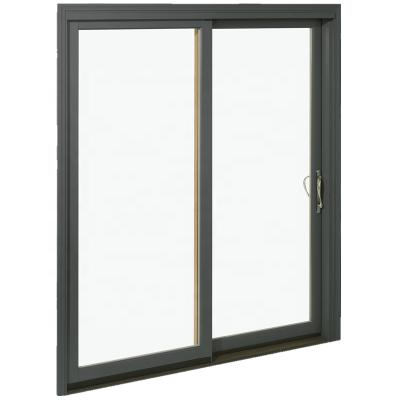 China Modern Customized Aluminum Bathroom Frosted Casement Glass Sliding Door for sale