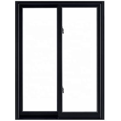 China Foshan Modern Apartment Aluminum Alloy Double Glass Sliding Doors for sale