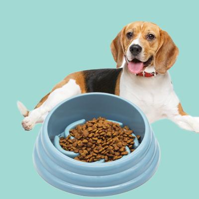 China Non-automatic healthy slow dog feeder slow dog feeder dog food pet bowl for sale