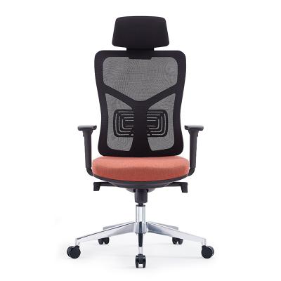 China Adjustable Ergonomic Chair High Office Chair Lumbar Support (Height) Adjustable Workspace Mesh Office Back Chair for sale