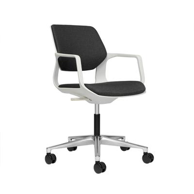 China High Gas Lift Office Chair Wheels Office Guest Chair Swivel Chair Minimalist Desk for sale