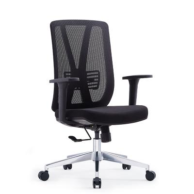 China Wholesale Adjustable Ergonomic Office Mesh Chair Home Office Fabric (Height) Swivel Chair High Quality Fabric Swivel Chair for sale