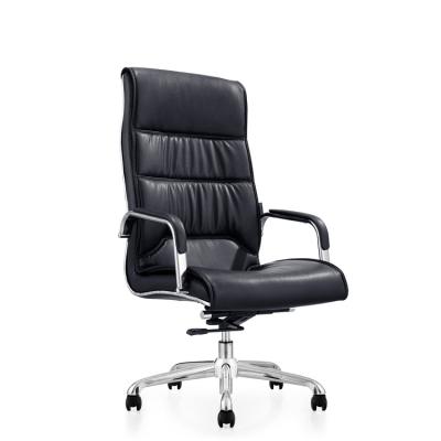 China Modern Office Furniture (Height) PU Office Chair Manufacturers Adjustable Luxury Leather Commercial Executive Chair Swivel for sale