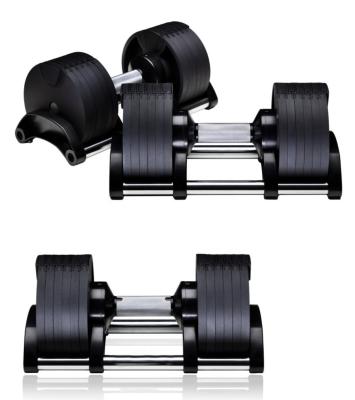 China Universal Home Gym Equipment Adjustable Dumbbell Set Fitness 24or40kg for sale