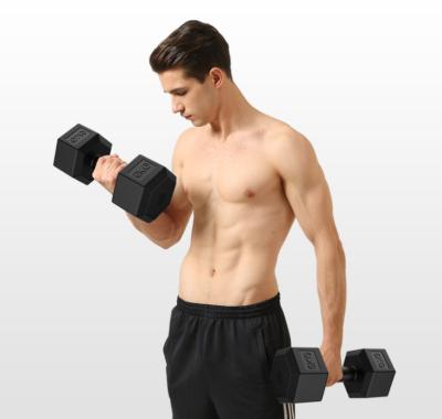 China High Quality Universal ABS Black Hex Dumbbell For Sale for sale