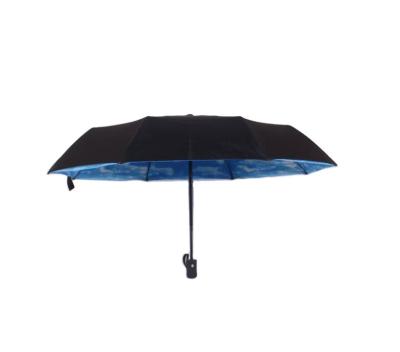 China Open And Narrow Canopy Heavy Duty Windproof Double Windproof Umbrella Minimalist Automatic Compact Folding Small Portable Umbrella for sale