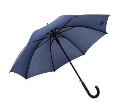 China Traditional Fashion Crook Handle The Straight Umbrella Semi-automatic Wholesale for sale