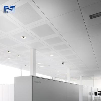 China Artistic Ceilings Drop Interior Decoration Access Design Tiles Mineral Wool Compound For Plaster Acoustic False Panel Aluminum Ceiling Panel for sale