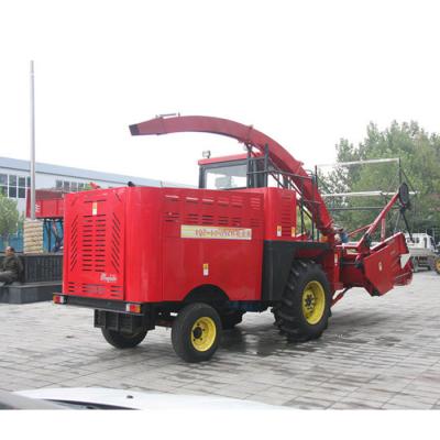 China Green Mini Corn Forage Harvester Self Propelled Corn Combine Harvester for sale