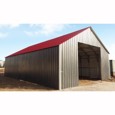 China Durable Easy Maintenance Metal Shed Outdoor Food Warehouse Easily Assembled Storage Shed Kit for sale