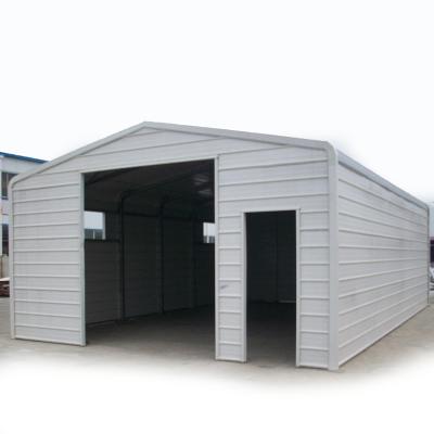 China 2020 Low Cost Quick Built Prefab Storage Warehouse Parking Lot Laid Steel Car Building Garage for sale