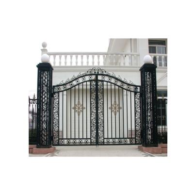 China Quick Installation Industrial Steel Structure Fence Wrought Iron Base Track Railings for sale