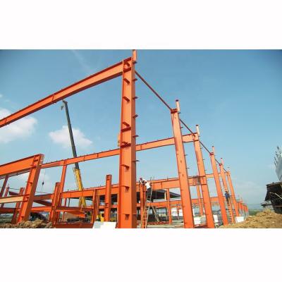 China Steel Pier Warehouse Construction Of Traditional Long Span Prefab Buildings for sale