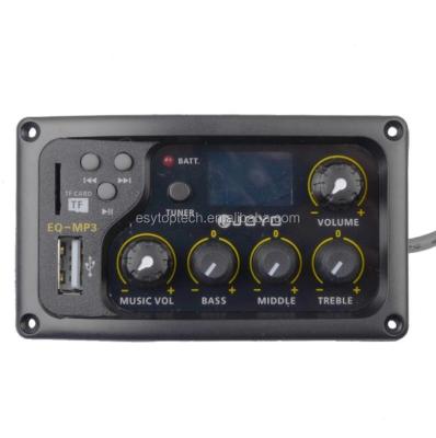 China ABS Plastic JOYO EQ-MP3 3 Strips EQ /Preamp/Pickup With MP3 Player For Acoustic Guitar for sale