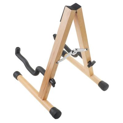 China OEM High Quality Wood Made Guitar Stand Foldable Ukulele Guitar Stand Movall MGS-2 MGS-02 for sale