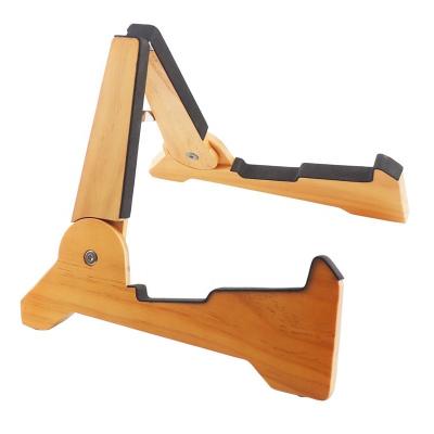 China Wholesale Acoustic Guitar Foldable Wooden Stand For Acoustic Guitar Eletric Ukulele Movall MGS-4 29*12*20cm for sale