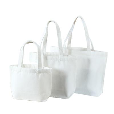 China Custom Eco Friendly Reusable Shopping Cotton Canvas Tote Bag for sale