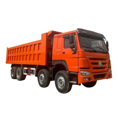 China Howo 8X4 336HP 371HP 420 HP 12 Tire 40 Ton Used Used Tipper Truck > 8L for sale