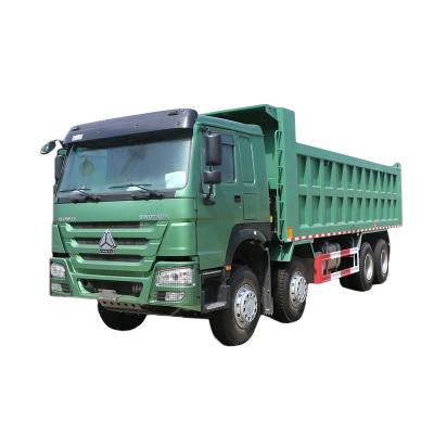 China Construction industry hot sale 7.6m dump truck 8X4 used howo used dump trucks for sale