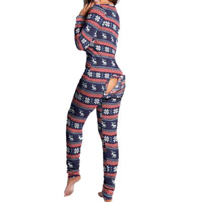 China Anti-pilling High Quality Wholesale Halloween Fashion Christmas Printing Onesie Bodycon Jumpsuit for sale