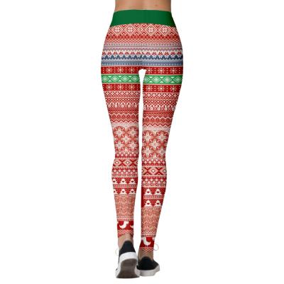 China Antibacterial Special Design Widely Used Christmas Printed Tight Skin Workout Leggings for sale