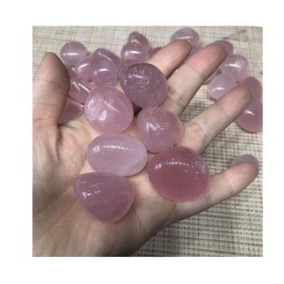 China China Natural Stones Quartz Polished Tumbled Crystals Healing Rose Quartz For Buyer for sale