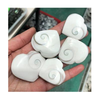 China China wholesale natural quartz crystal open white devil's eye agate heart for sale for sale