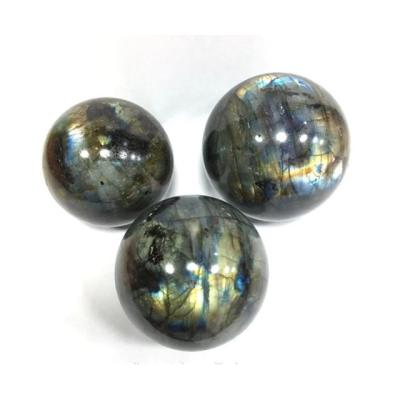 China Europe Snapshot Natural Blue Labradorite Stone Ball Personalized Crystal Ball Quartz Crystal Ball for sale