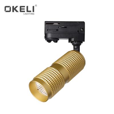 China OKELI modern high quality low price hotel aluminum cob 10watt 15watt led track light for sale