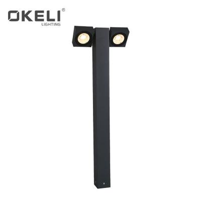 China Easy to installation OKELI design low price special aluminum die casting lawn lighting outdoor garden lamp ip54 9w 18w led lawn light for sale