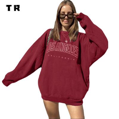 China Wholesales Breathable Sweatshirts Girls Grow High Quality Polyester Top Women's Breath Print Sweatshirts Hoodies for sale