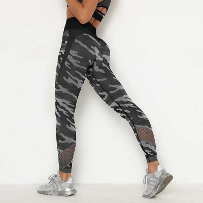 China Breathable Women High Waist Yoga Pants Booty Sets Custom Women Refines Printed Leggings for sale