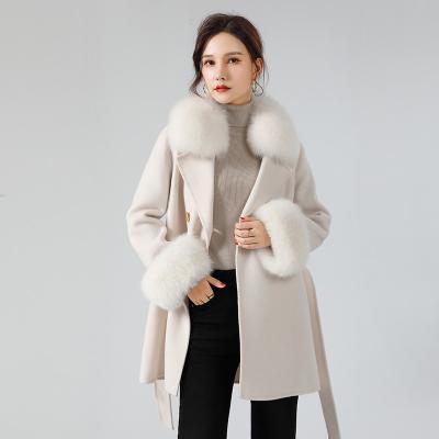 China Wholesale Custom Anti-Shrink Coat Sheep Fur Oversized Jacket Anti-Shrink Cashmere Plus Size Real Fur Long Teddy Coat Women Winter Jacket Coats for sale