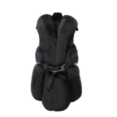 China GUNV New Fashion Women's Anti-Shrink Solid Color Casual Sleeveless Soft Drape Vest Hoodies Fur Tops Jacket for sale