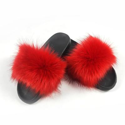 China Mini Fashion Fur Slides New Listing Wholesale New Trend Fur Slide High End Seller for sale