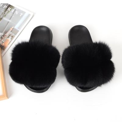 China Fashion Custom Trend Fur Multiple Color Fur Slides Wholesale High Quality Seller for sale