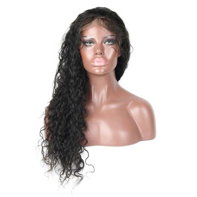 China 13*4 Silky Straight Lace Front Human Hair Wigs For Women Water Wave Frontal Wig 13x4 30 Inch Brazilian Hair Wig for sale