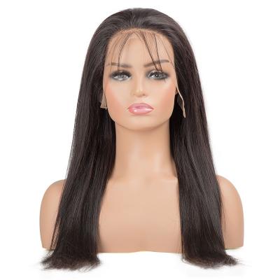 China Wholesale Raw Cuticle Aligned Hair Women's Straight Wigs 13x4 Silky Straight 10A Long Pre Pluck Lace Wig for sale