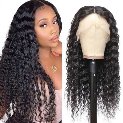 China Wholesale Water Wave Lace Front Wigs For Black Women Human Hair Vendor Raw Human Hair Extensions Lace Closure 13x4 Virgin Hair Wigs for sale