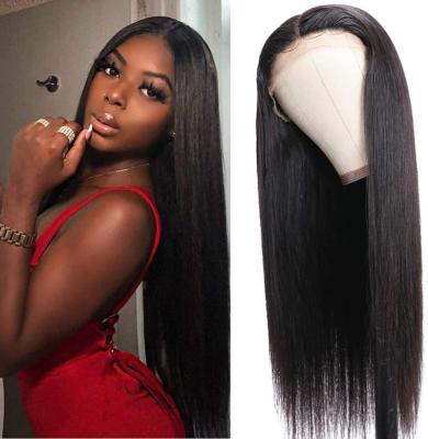 China Human Raw Lace Front Straight Human Hair Virgin Hair Wigs Women Straight Hair Extensions Women Hair Vendors Wave 13x4 Closure Silky Straight Lace Headband for sale