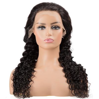 China 13x4 Lace Frontal Deep Wave Pixie Wig Human Hair Wigs Silky Straight 40 Inch Hair Lace Front Wigs for sale