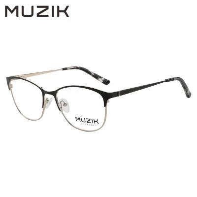 China New Retro Elegant Style Optical Glasses Metal Glass Durable Frame Optical Glasses ML0336 for sale